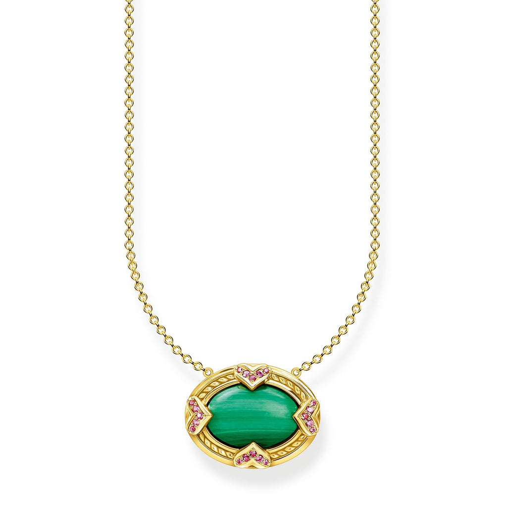 Thomas Sabo Necklace Green Stone - Penelope Kate