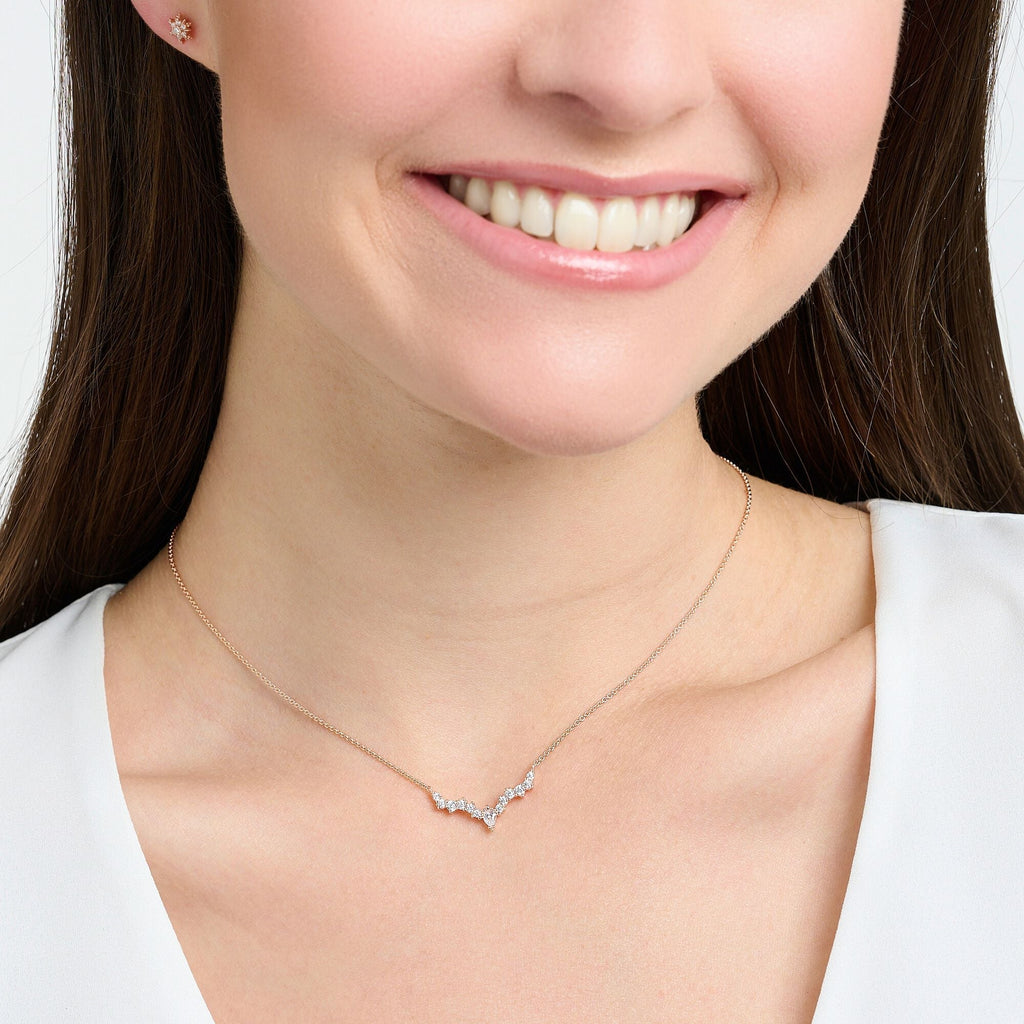 THOMAS SABO Necklace ice crystals rose gold - Penelope Kate