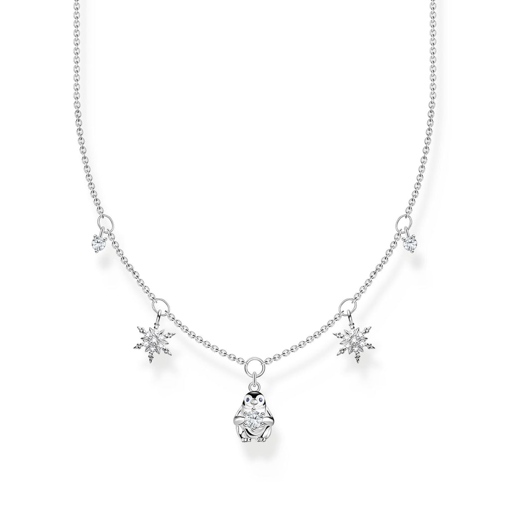 THOMAS SABO Necklace penguin and snowflakes silver - Penelope Kate