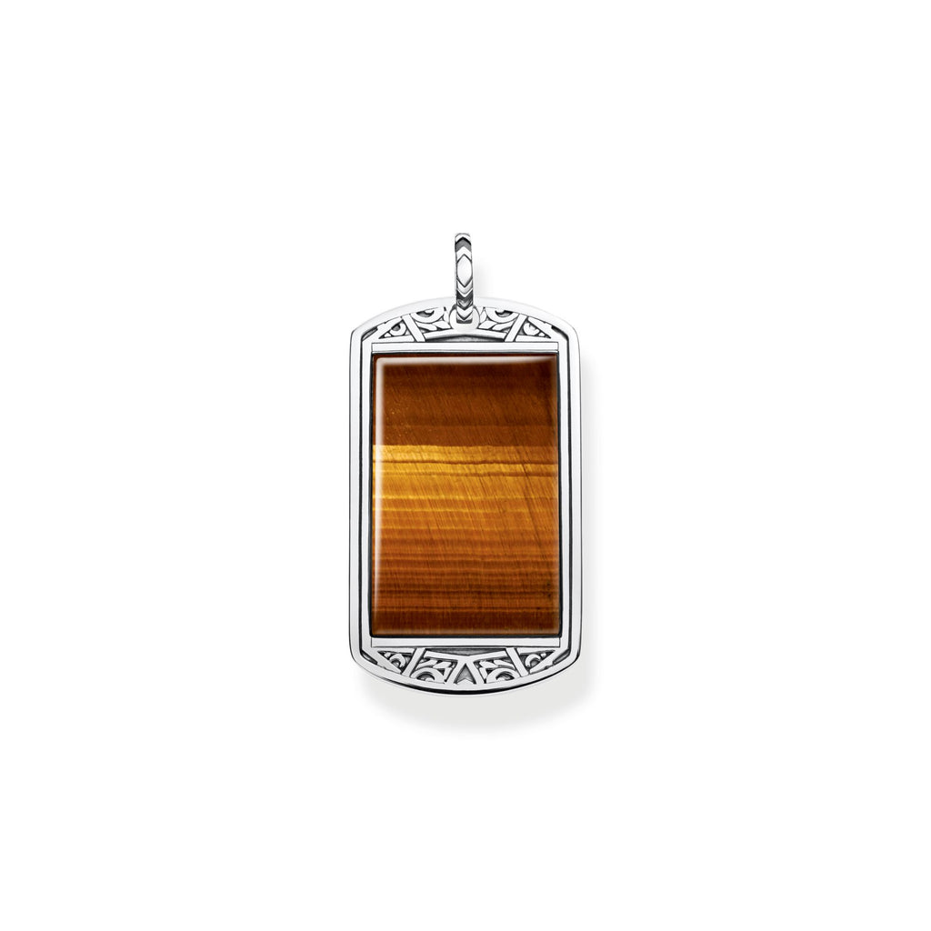 THOMAS SABO Pendant Dog Tag Tiger's Eye - Penelope Kate