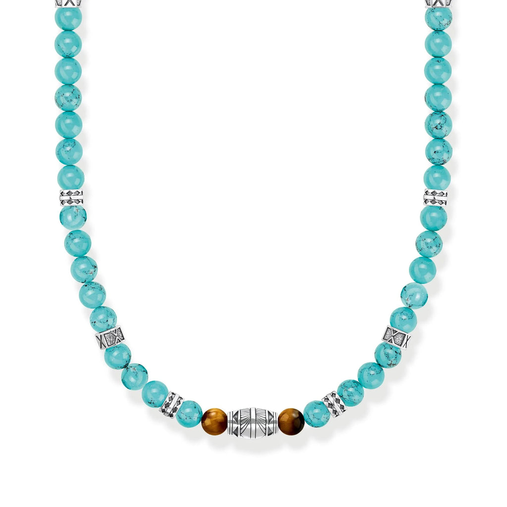 THOMAS SABO Rebel Turquoise Bead Necklace - Penelope Kate