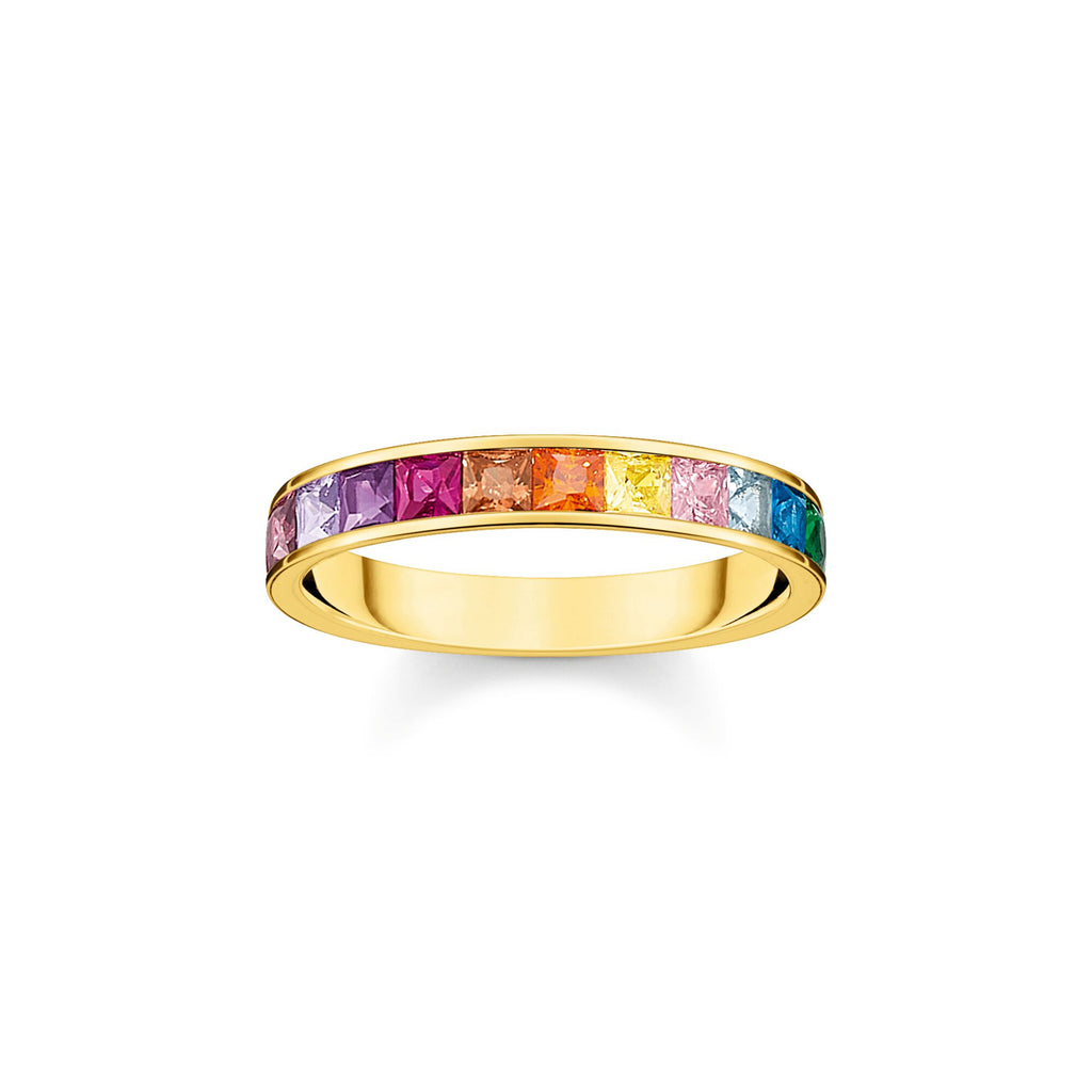 THOMAS SABO Ring colourful stones gold - Penelope Kate