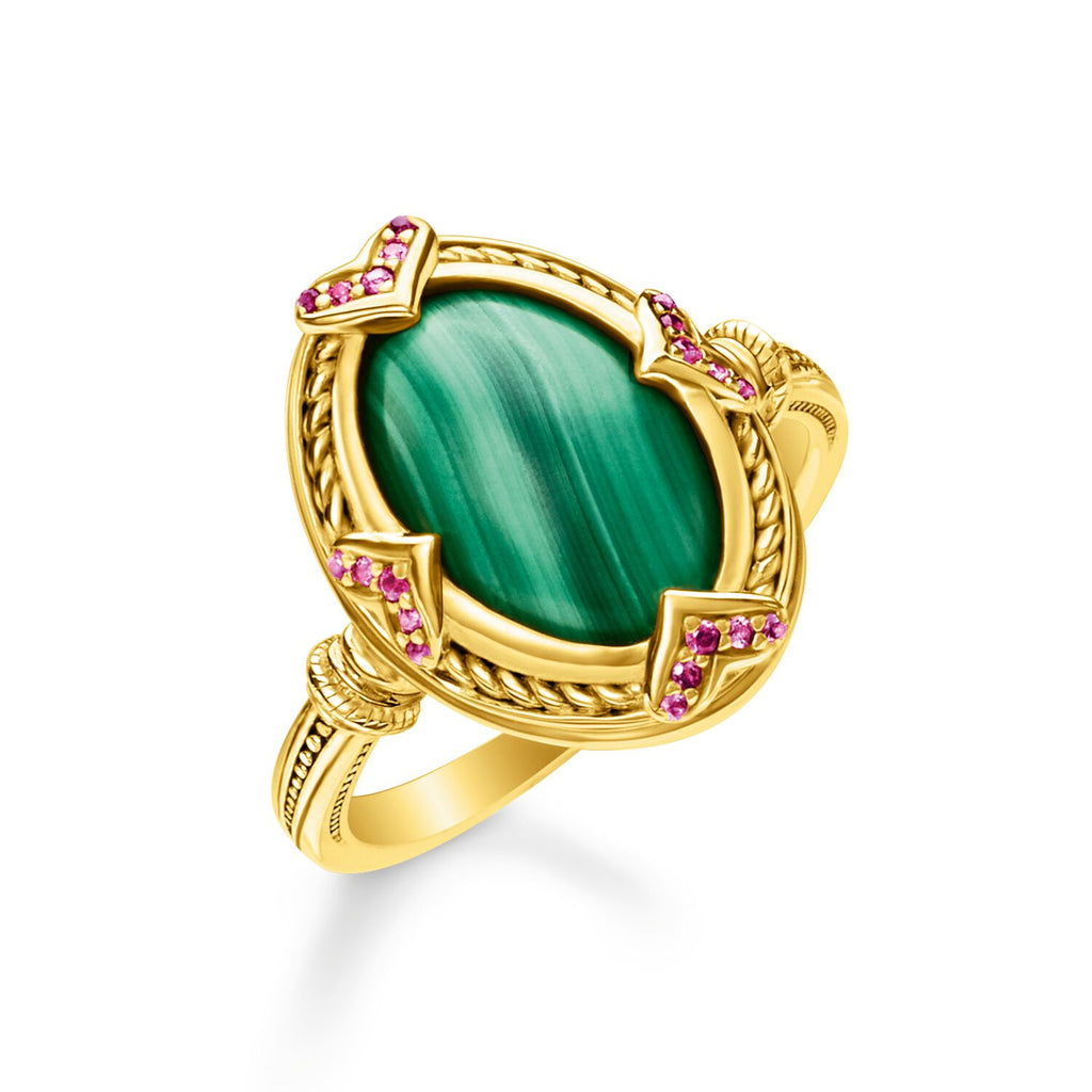 Thomas Sabo Ring Green Stone - Penelope Kate