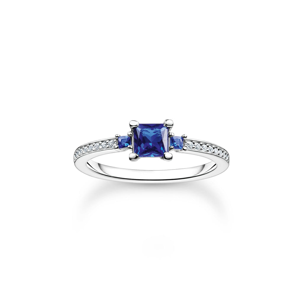 Thomas Sabo Ring with blue and white stones - Penelope Kate