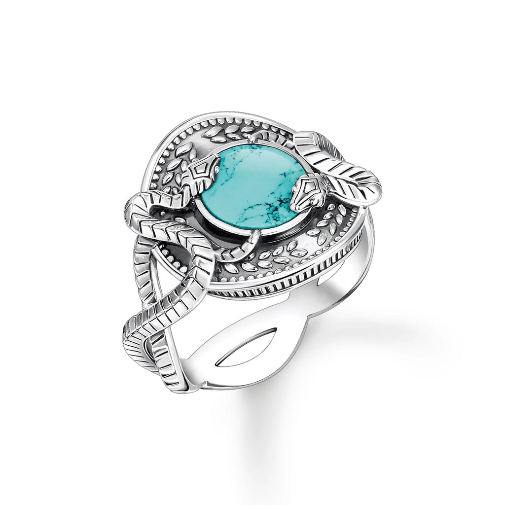 THOMAS SABO Serpent Turquoise Ring - Penelope Kate