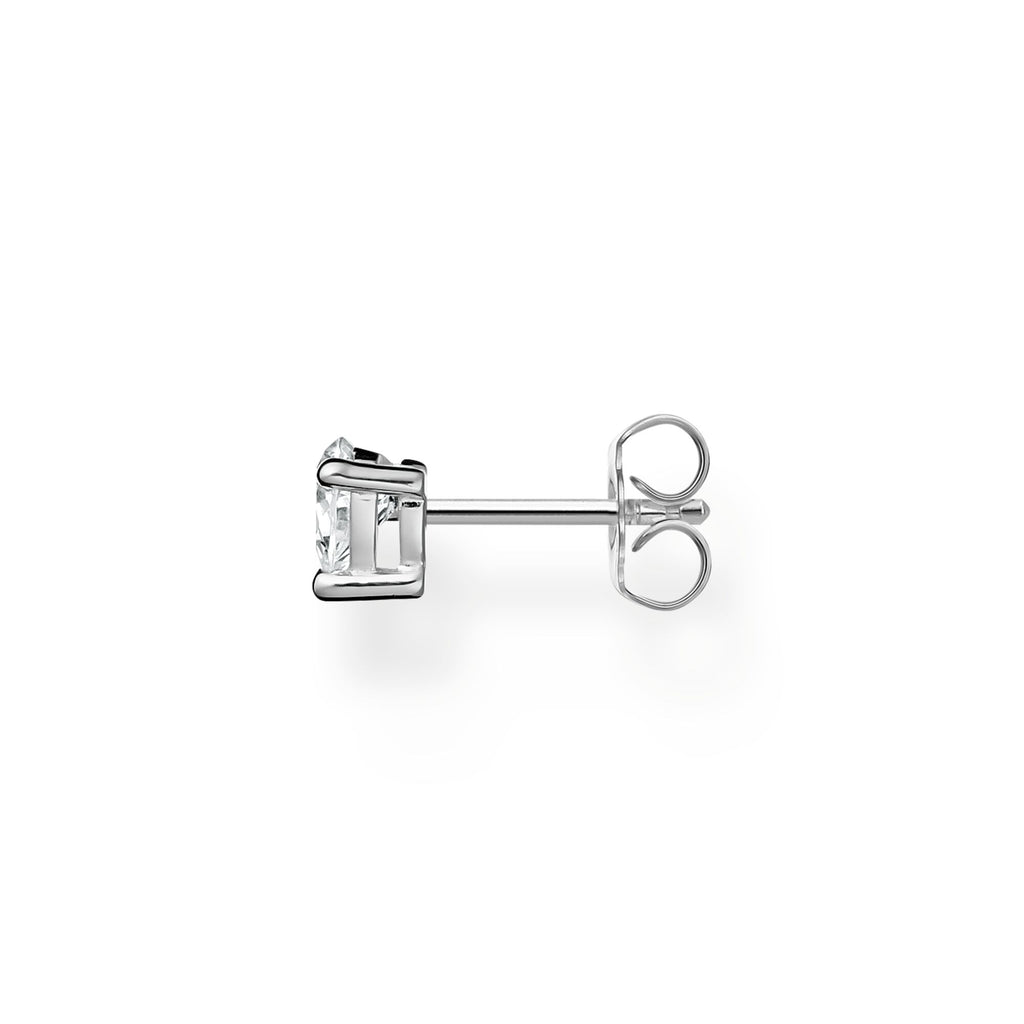 Thomas Sabo Single ear stud heart silver - Penelope Kate