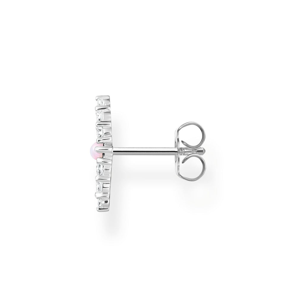 Thomas Sabo Single Ear Stud Pink Stone Silver - Penelope Kate