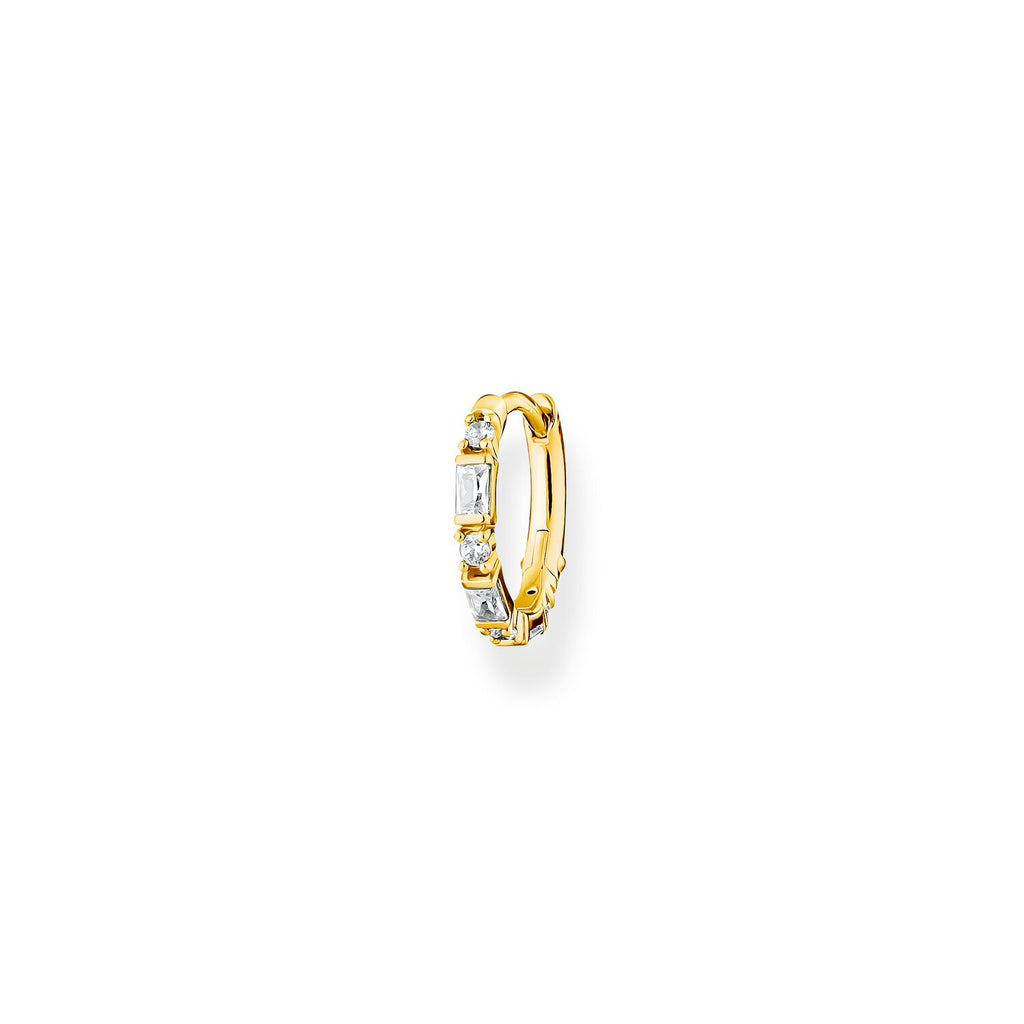 Thomas Sabo Single Hoop Earring Stones Gold - Penelope Kate