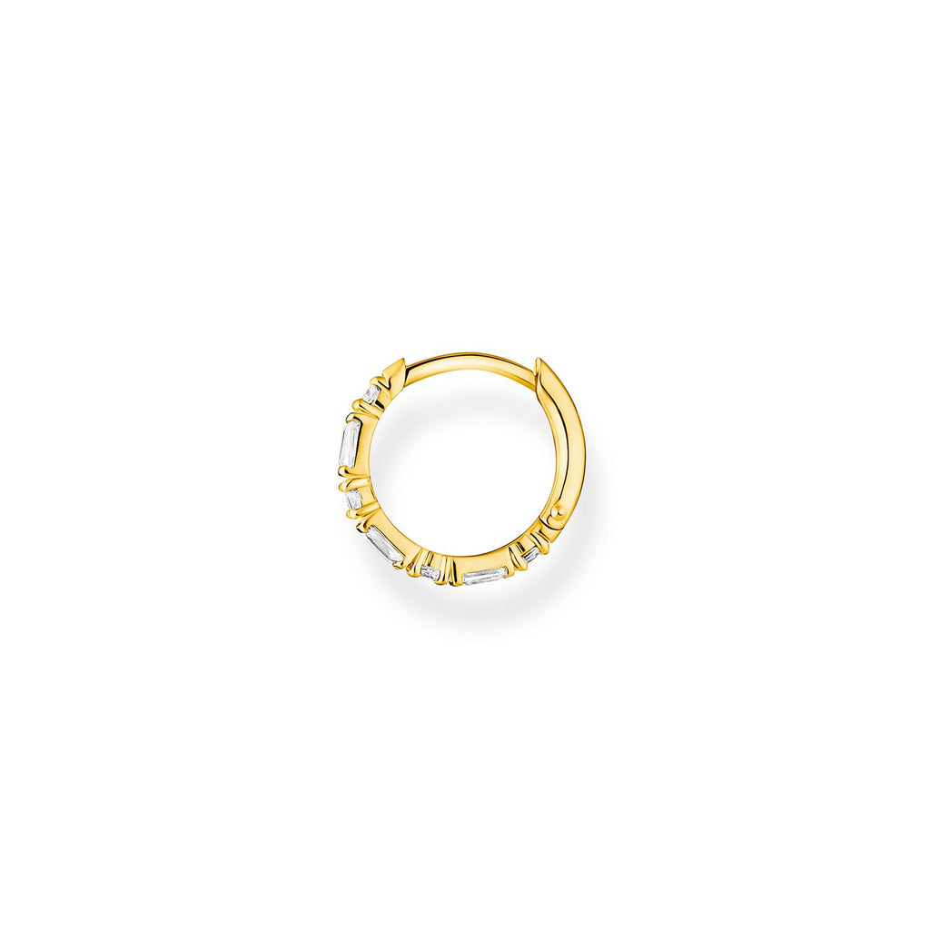 Thomas Sabo Single Hoop Earring Stones Gold - Penelope Kate