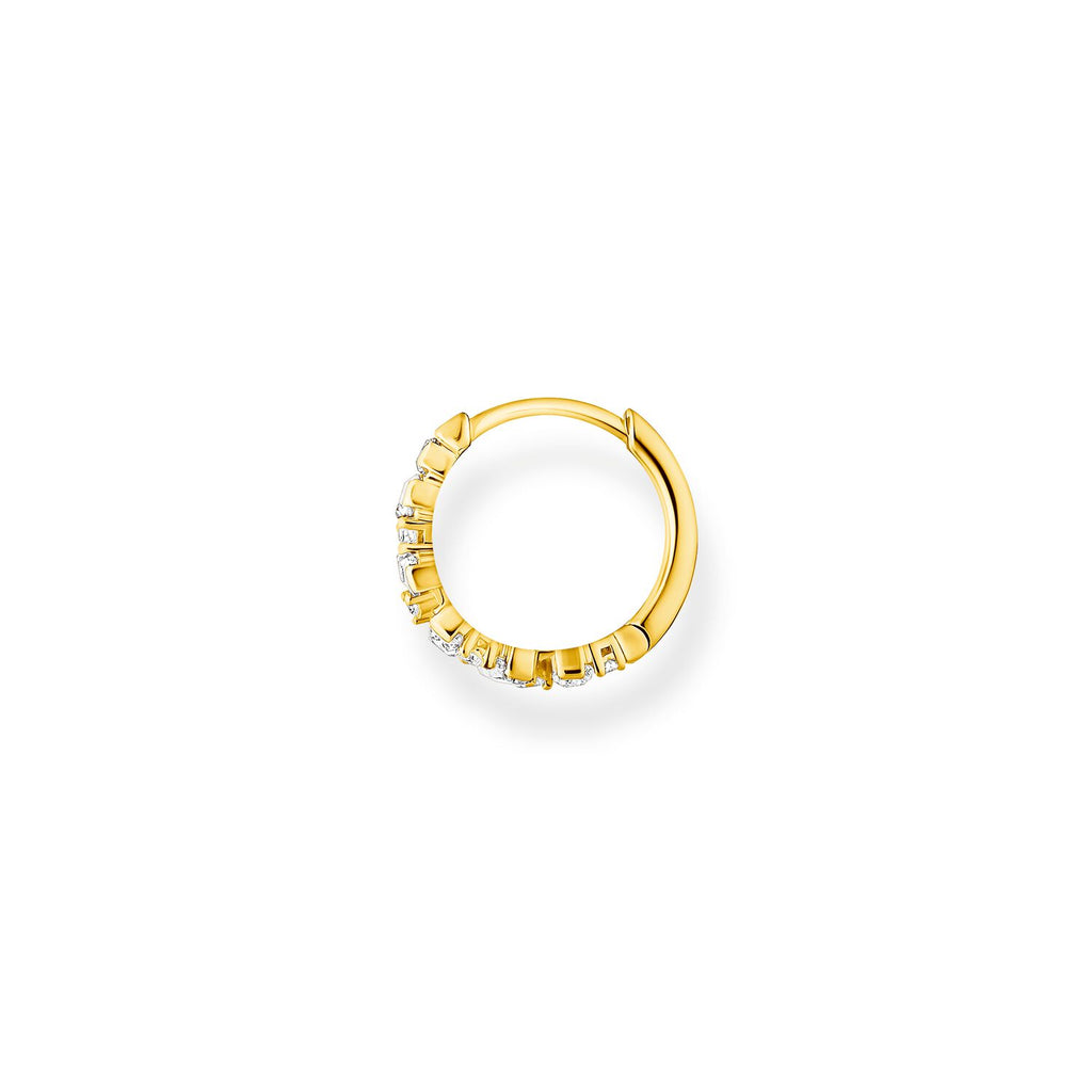 Thomas Sabo Single Hoop Earring Stones Gold - Penelope Kate