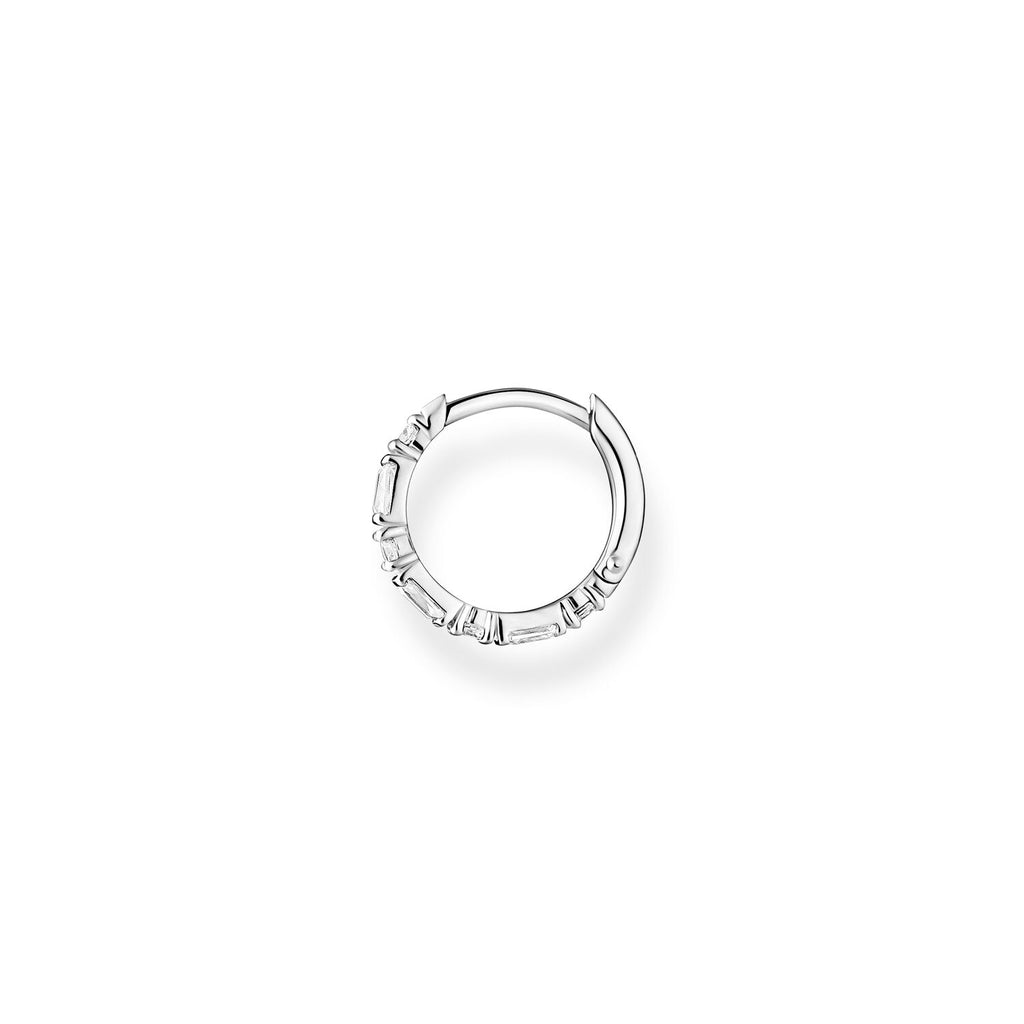 Thomas Sabo Single Hoop Earring Stones Silver - Penelope Kate