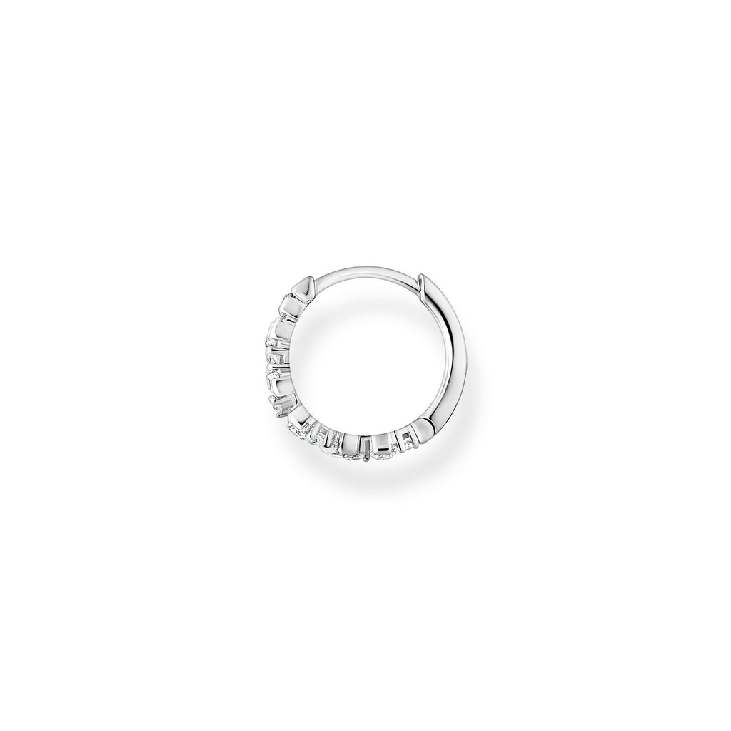 Thomas Sabo Single Hoop Earring Stones Silver - Penelope Kate