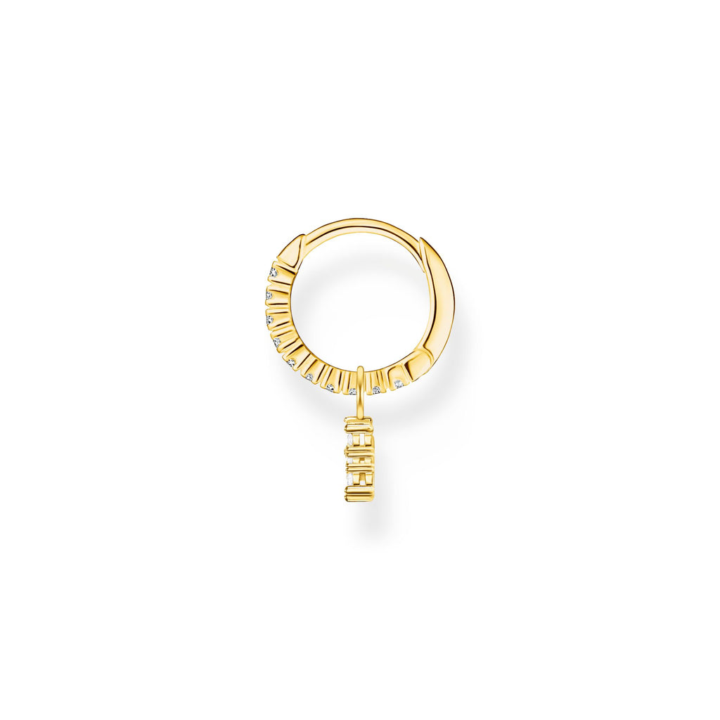 Thomas Sabo Single hoop earring with star pendant gold - Penelope Kate