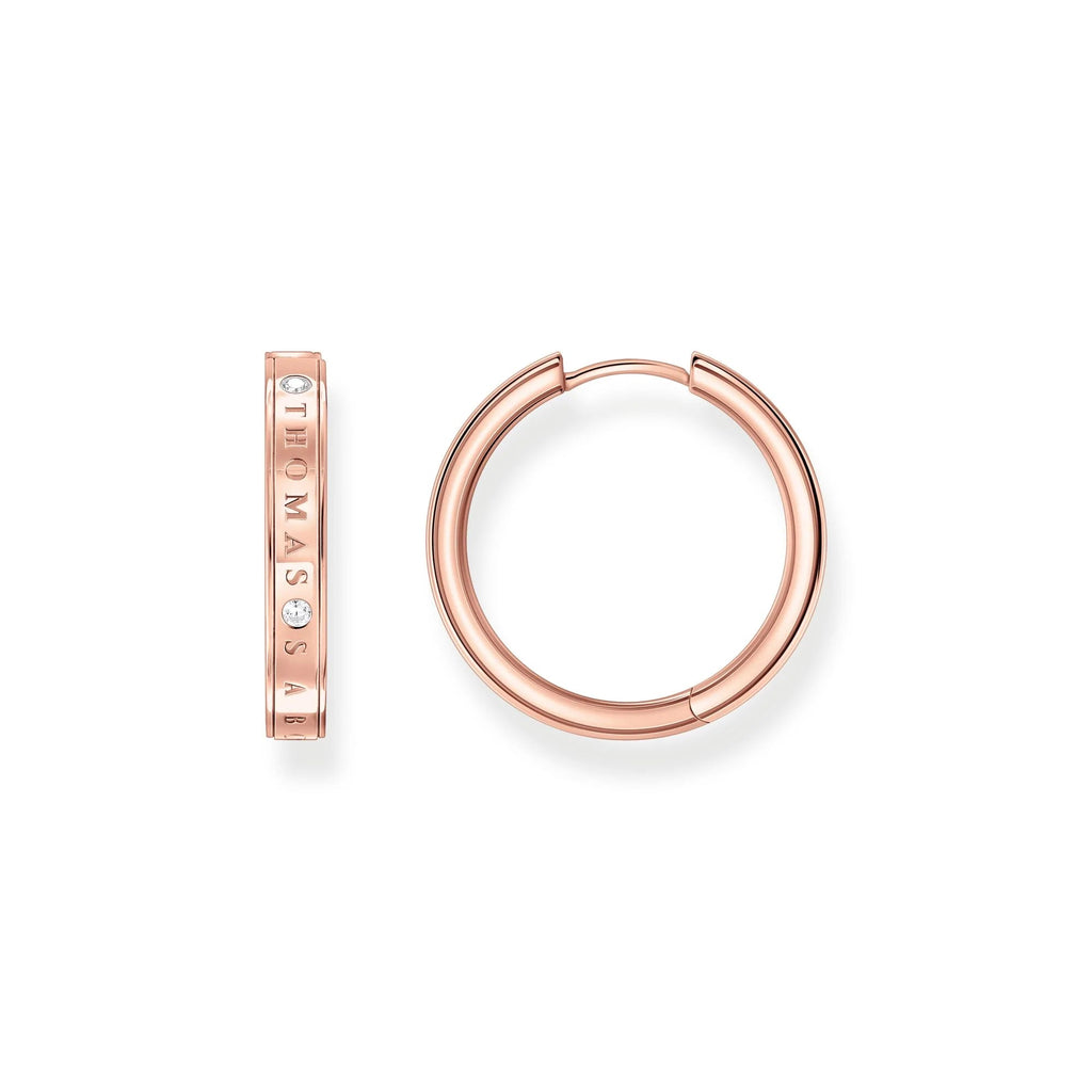 THOMAS SABO Sparkling Circles Rose Gold 1984 Earrings - Penelope Kate