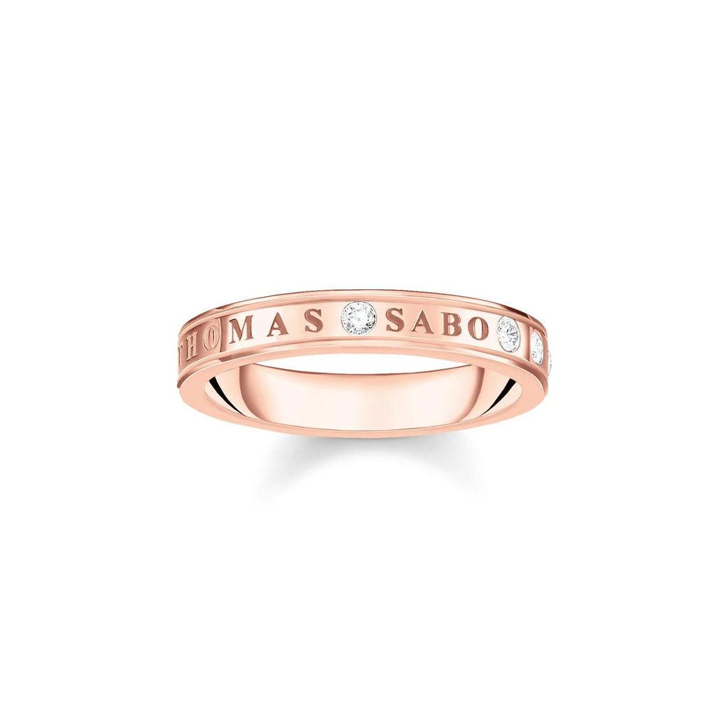 THOMAS SABO Sparkling Circles Rose Gold 1984 Ring - Penelope Kate