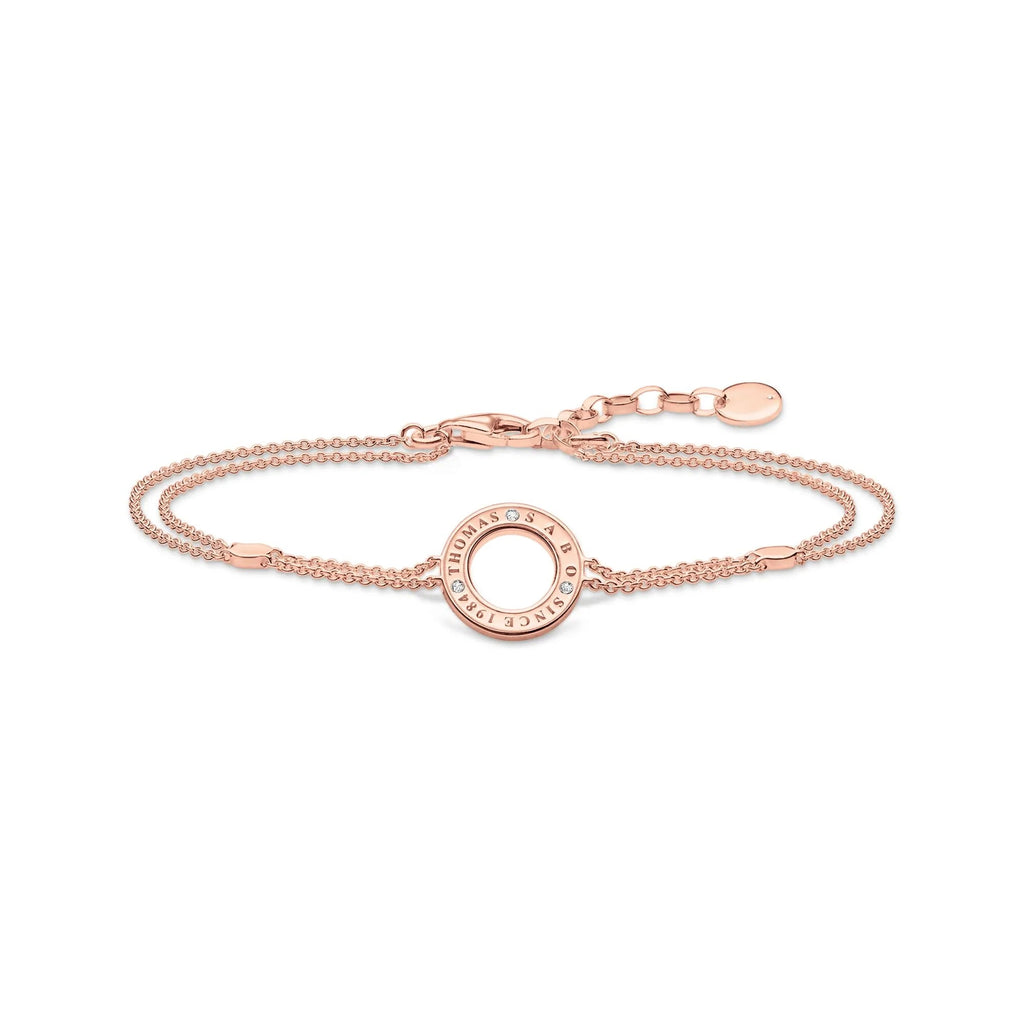 THOMAS SABO Sparkling Circles Rose Gold Bracelet - Penelope Kate