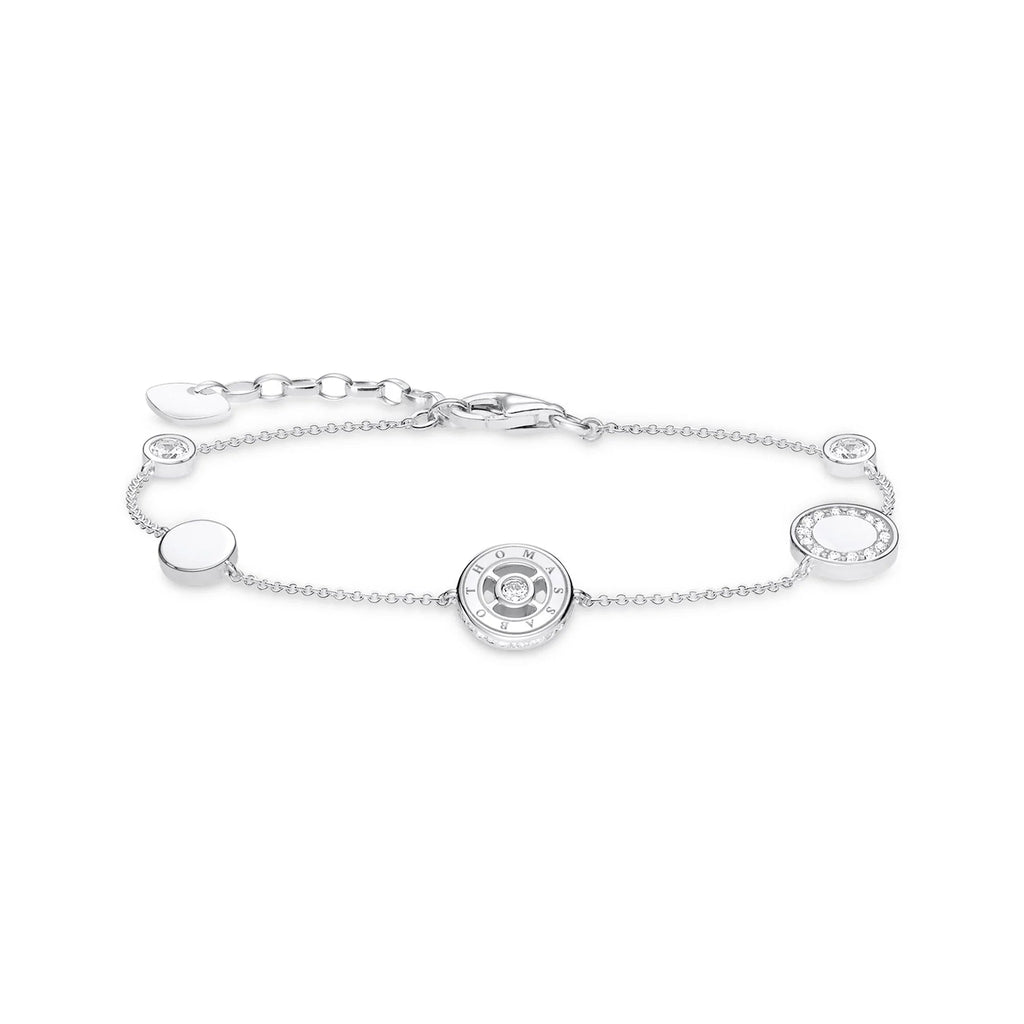 THOMAS SABO Sparkling Circles White Stones Bracelet - Penelope Kate