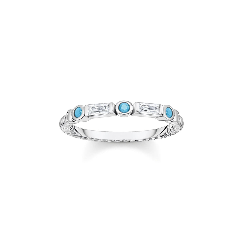 THOMAS SABO Turquoise Silver Band Ring - Penelope Kate