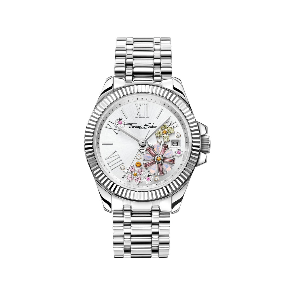 Thomas Sabo Women's watch flowers from pastel coloured stones - Penelope Kate