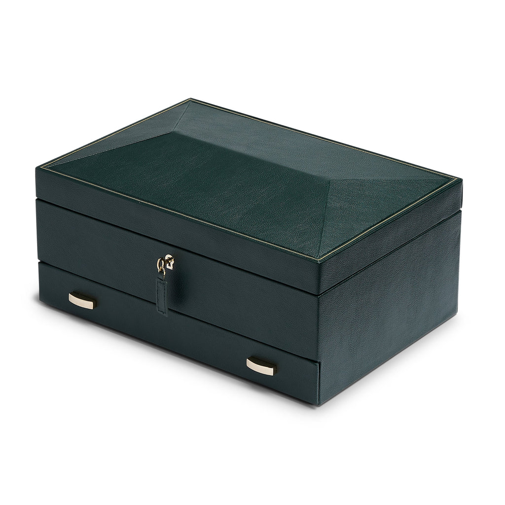 Wolf Brit Racing Green 10P W Draw Watch Box - Penelope Kate