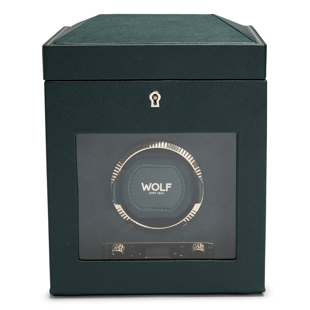 Wolf Brit Racing Green Single Watch Winder - Penelope Kate