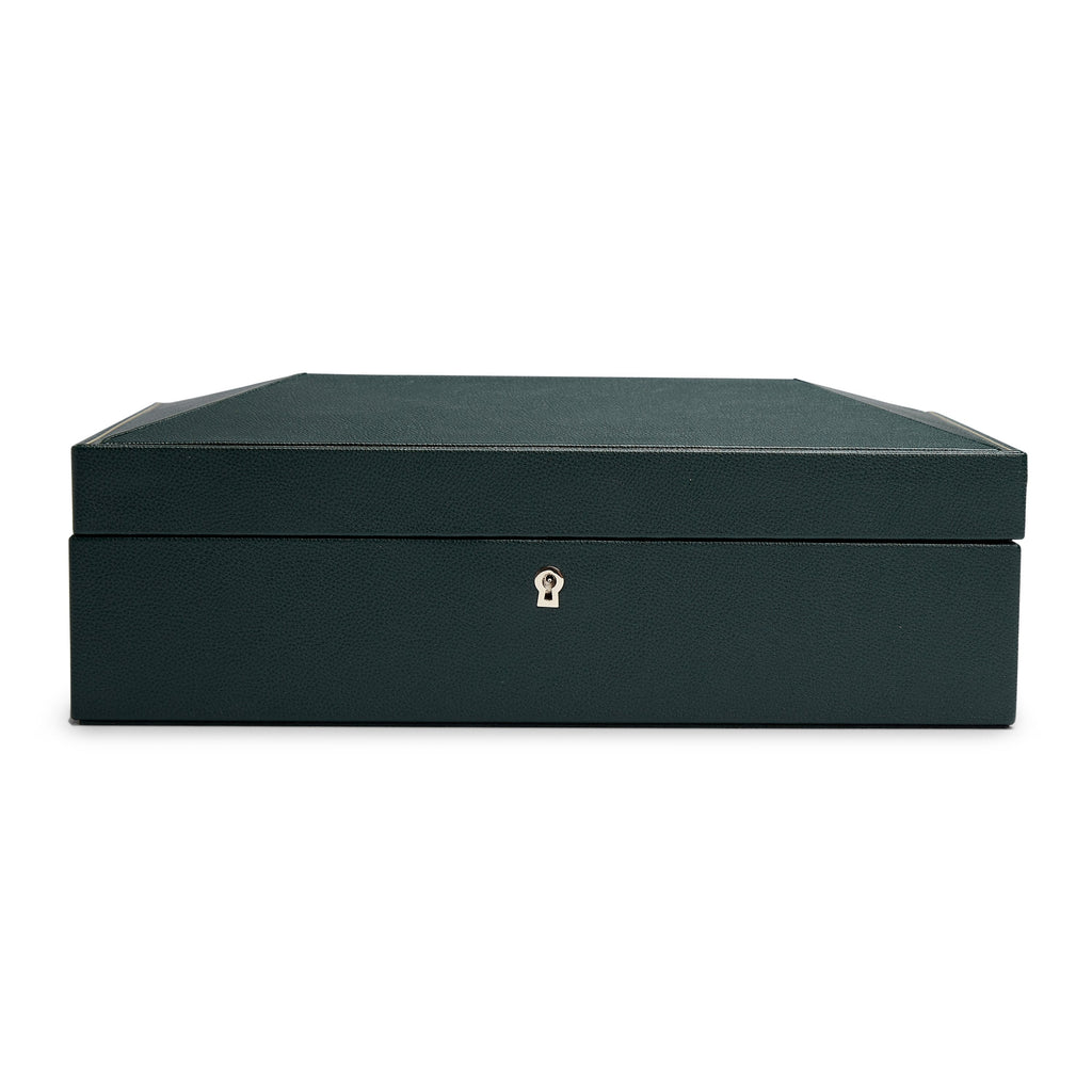 Wolf British Racing Green 10 Pc Watch Box - Penelope Kate