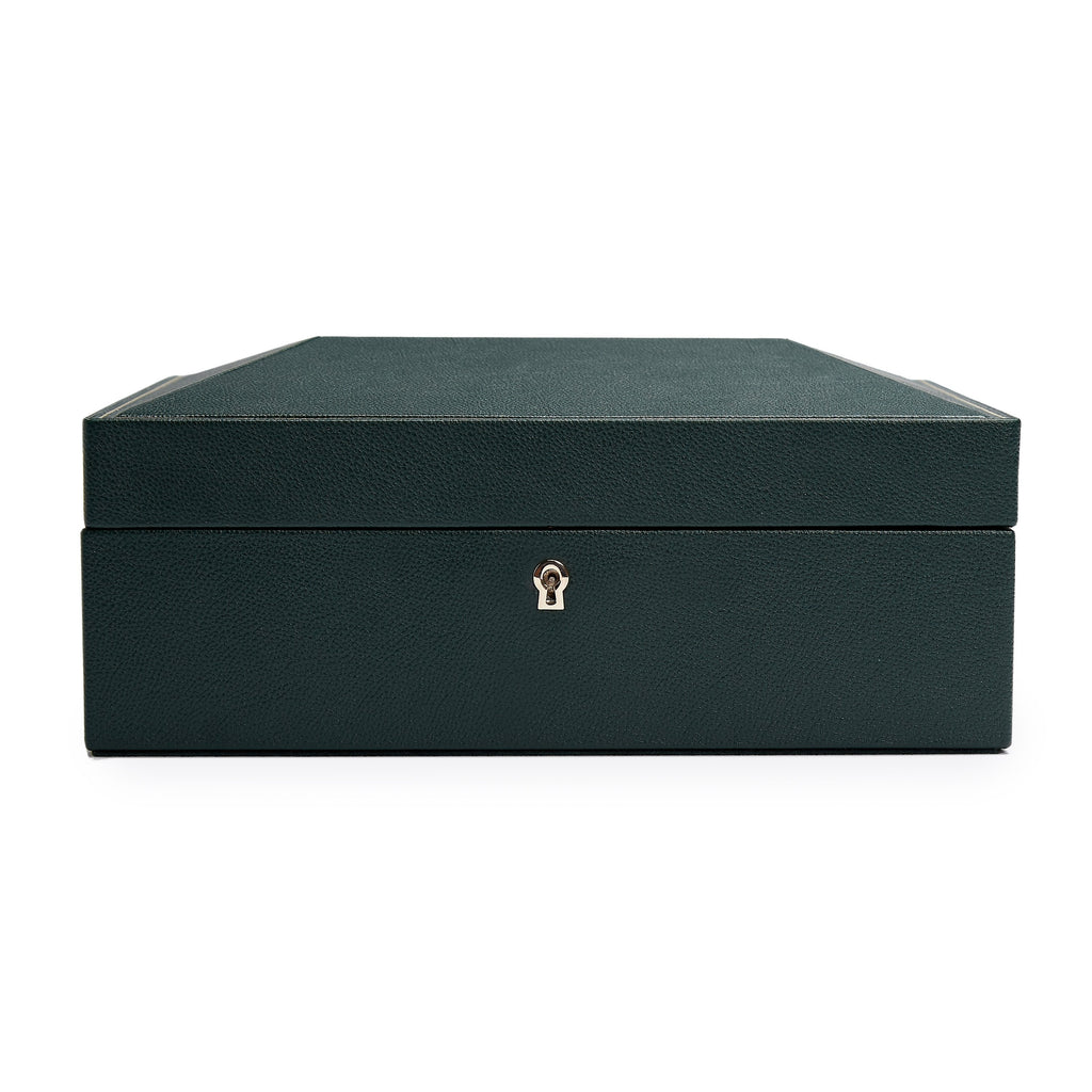 Wolf British Racing Green 8 Pc Watch Box - Penelope Kate