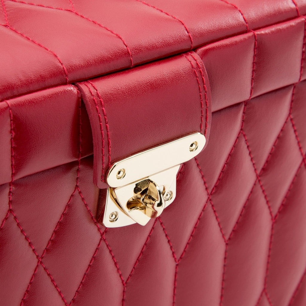 Wolf Caroline Large Jewellery Case Red - Penelope Kate