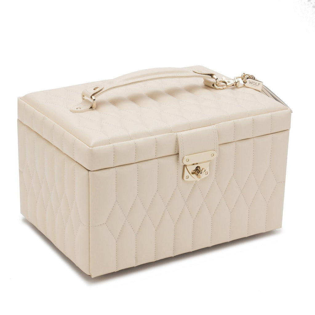 Wolf Caroline Medium Jewellery Case Ivory - Penelope Kate