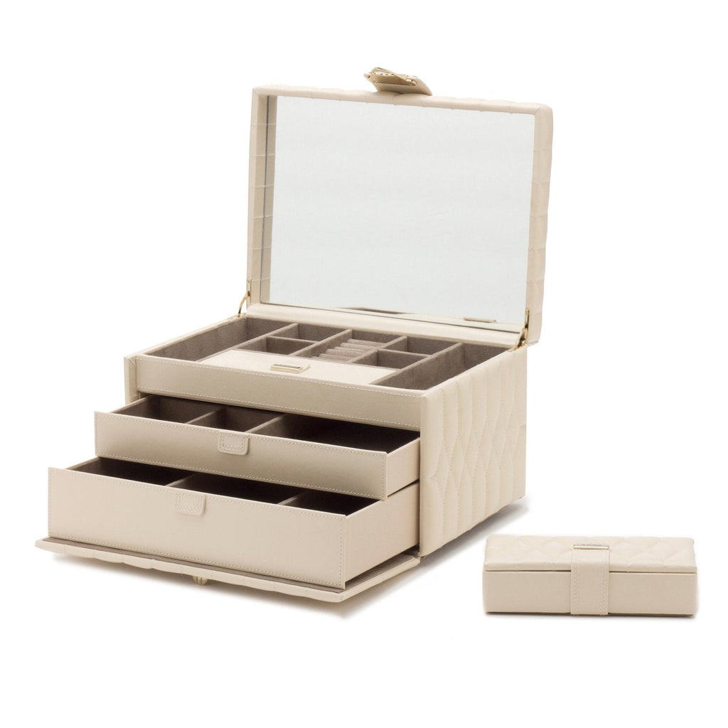 Wolf Caroline Medium Jewellery Case Ivory - Penelope Kate