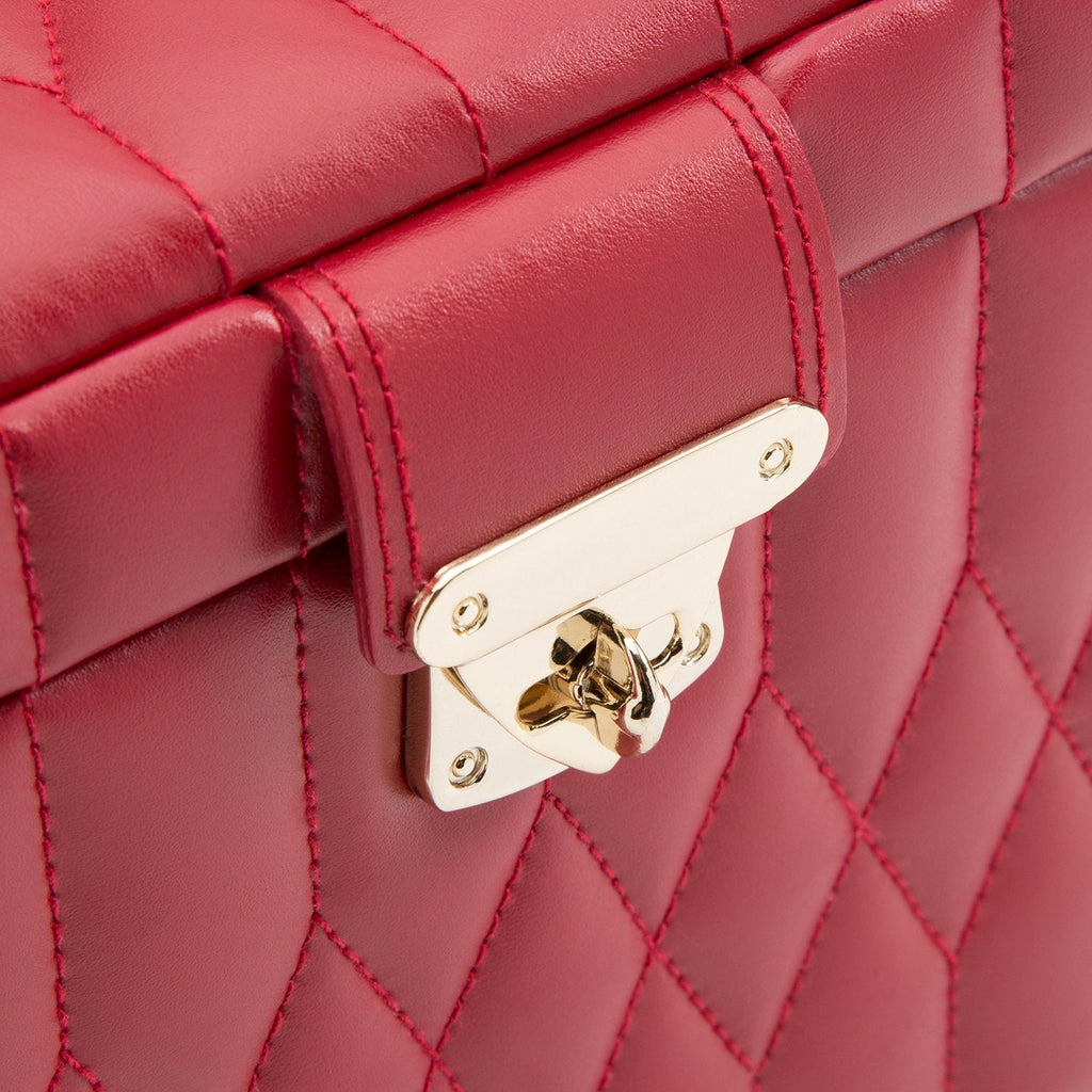 Wolf Caroline Medium Jewellery Case Red - Penelope Kate