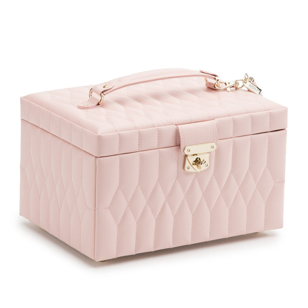 Wolf Caroline Medium Jewellery Case Rose Quartz - Penelope Kate