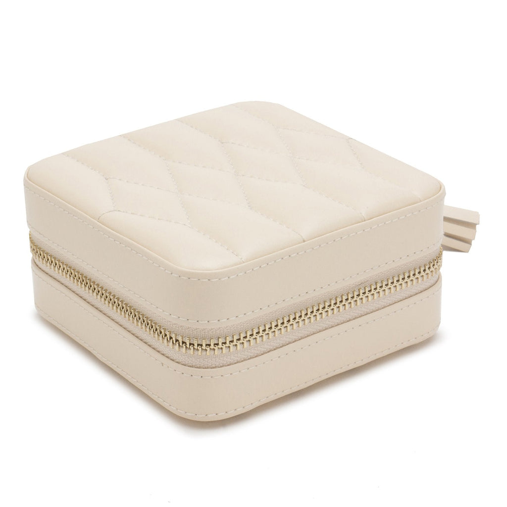 Wolf Caroline Zip Travel Case Ivory - Penelope Kate