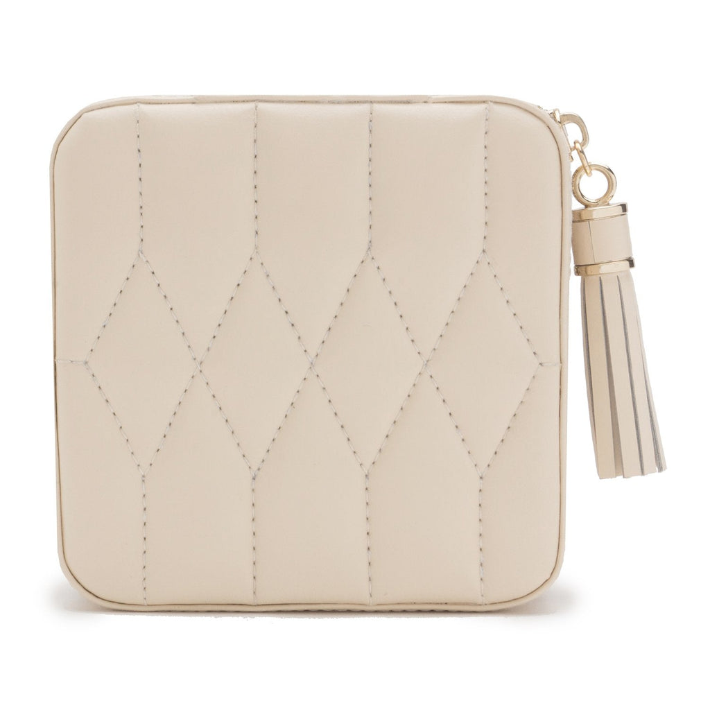 Wolf Caroline Zip Travel Case Ivory - Penelope Kate