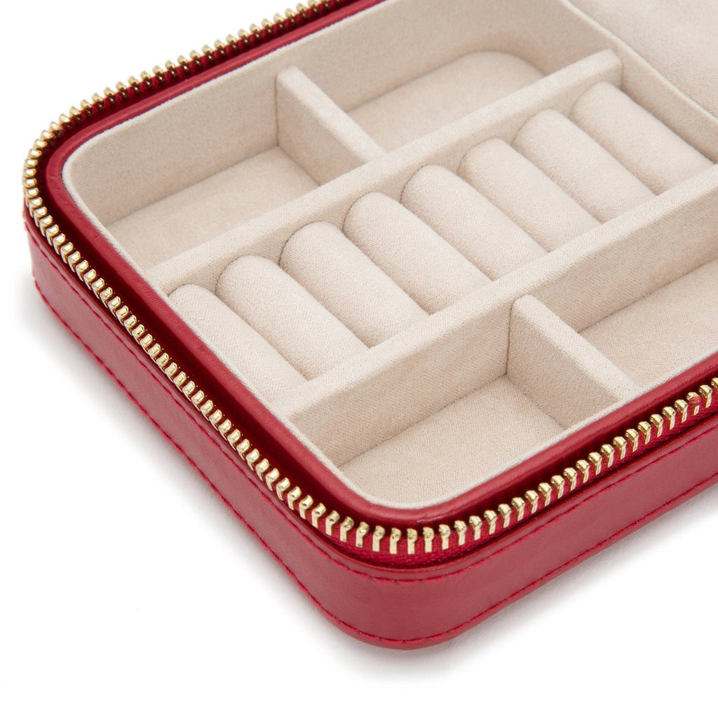 Wolf Caroline Zip Travel Case Red - Penelope Kate