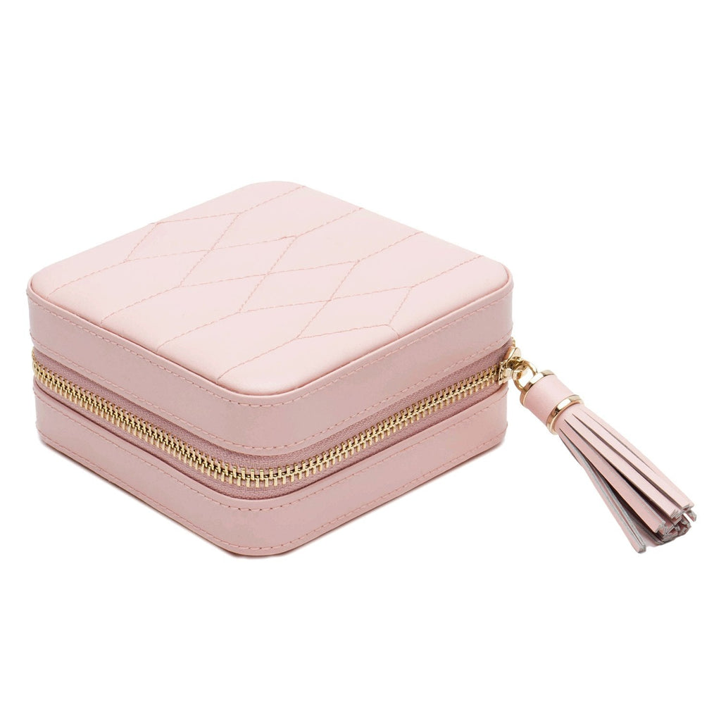 Wolf Caroline Zip Travel Case Rose Quartz - Penelope Kate