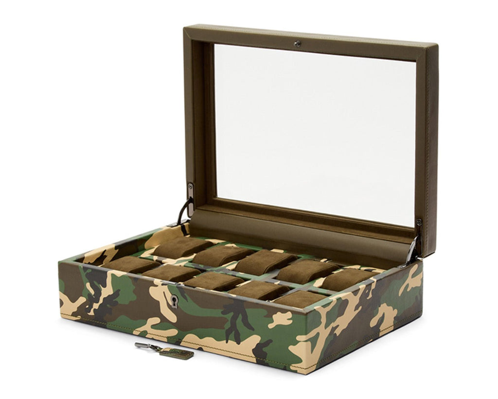 Wolf Elements 10 Piece Watch Box Camo - Penelope Kate