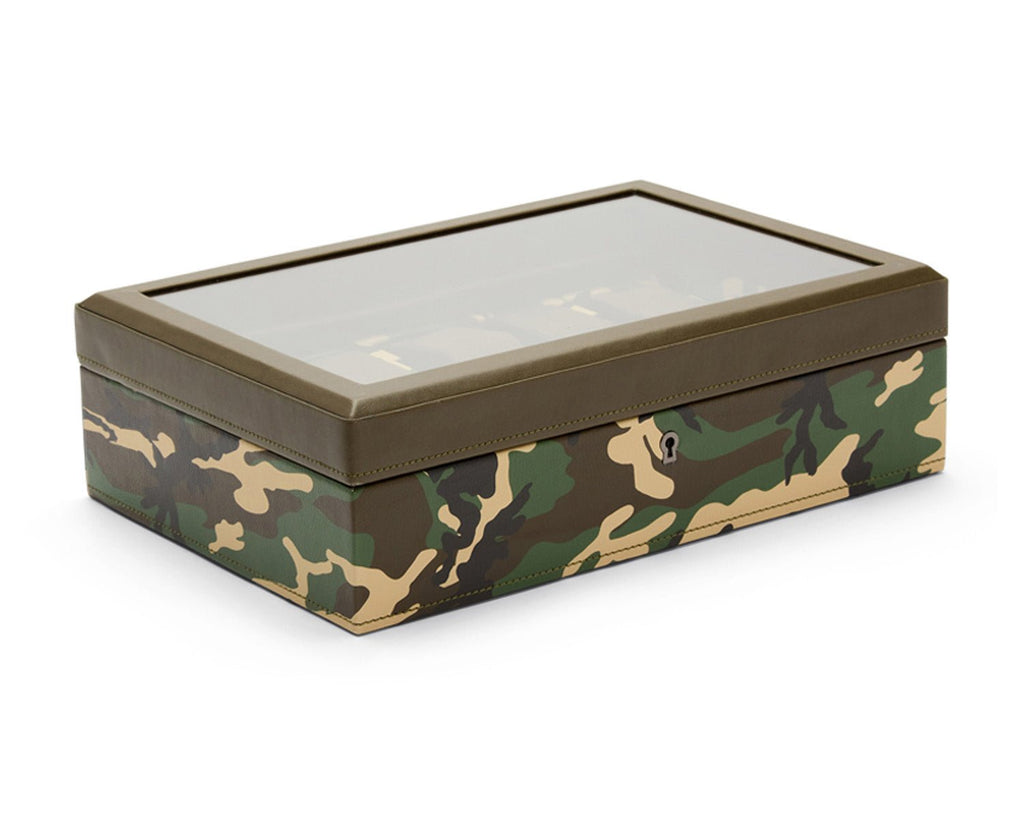 Wolf Elements 10 Piece Watch Box Camo - Penelope Kate