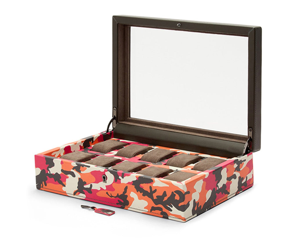 Wolf Elements 10 Piece Watch Box Camo - Penelope Kate