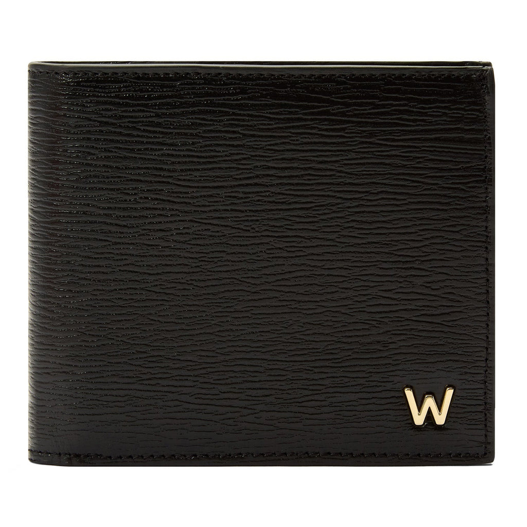 Wolf Logo Billfold Wallet with Coin Pouch Black - Penelope Kate