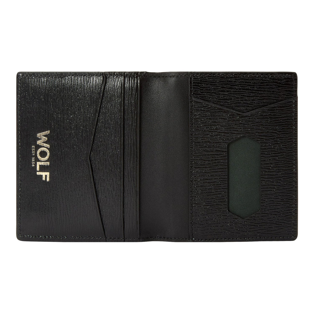 Wolf Logo ID Card Case Black - Penelope Kate