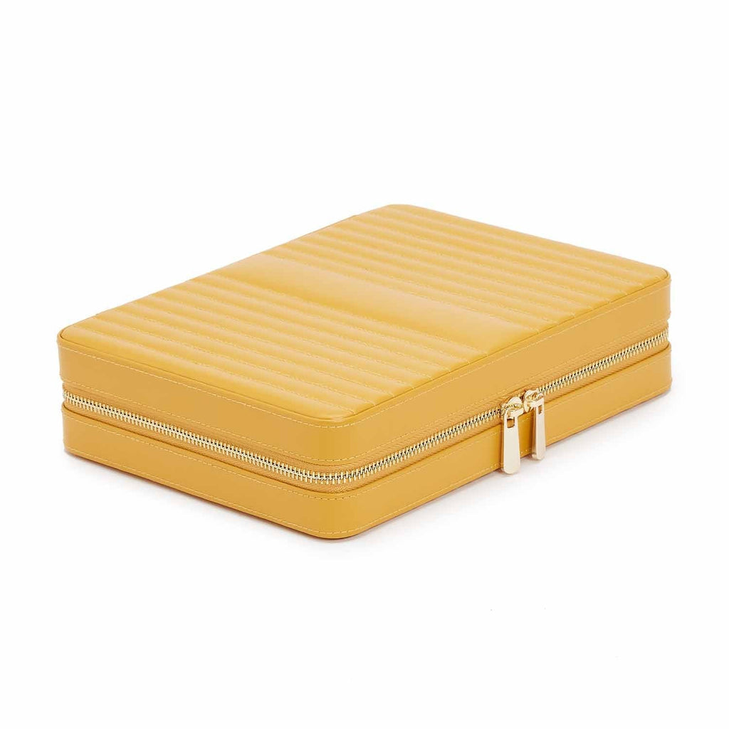 Wolf Maria Large Zip Case Mustard - Penelope Kate