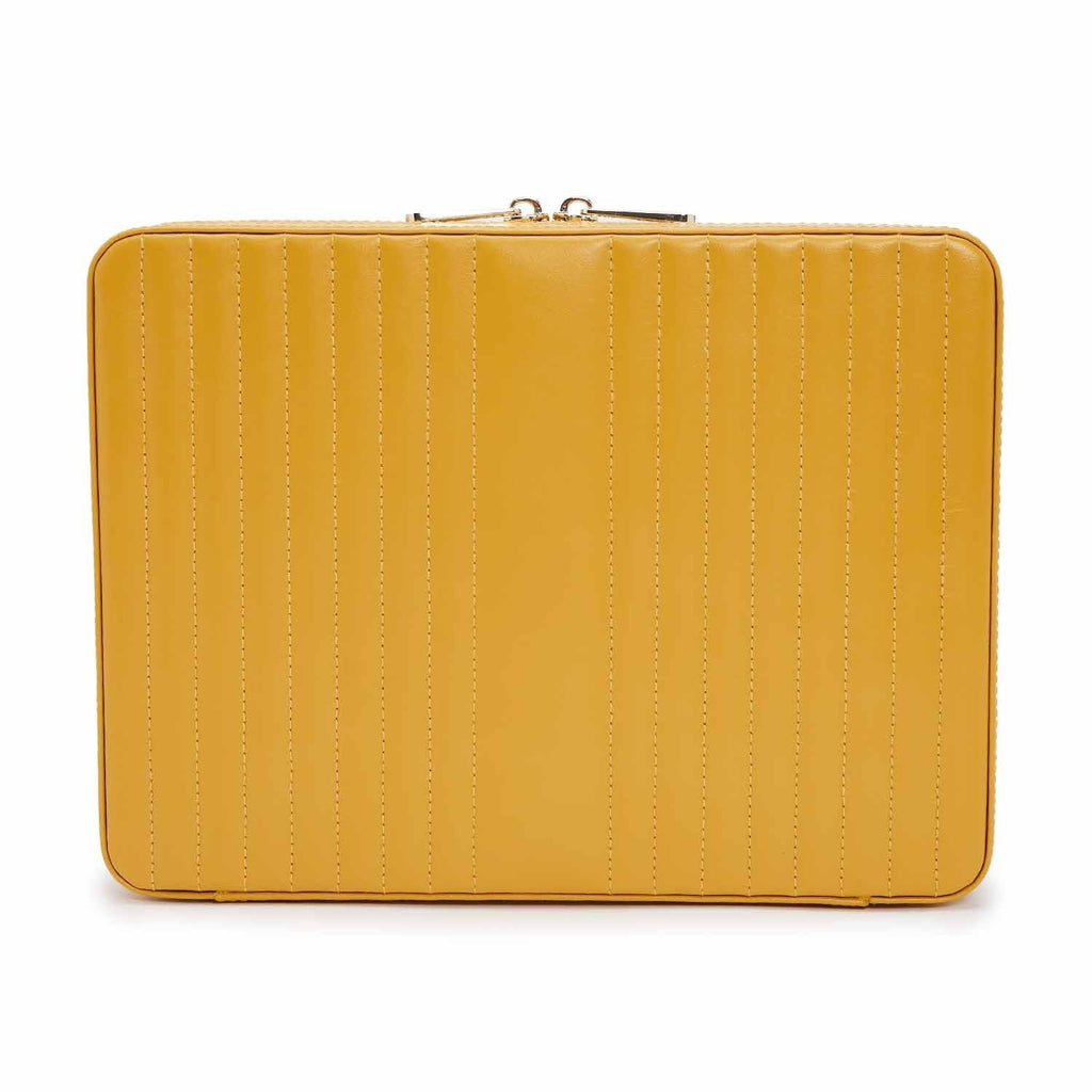 Wolf Maria Large Zip Case Mustard - Penelope Kate