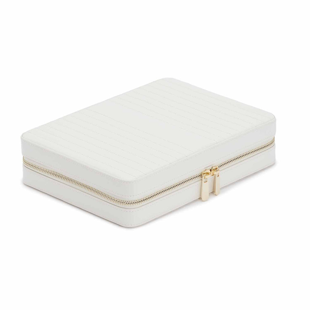 Wolf Maria Large Zip Case White - Penelope Kate