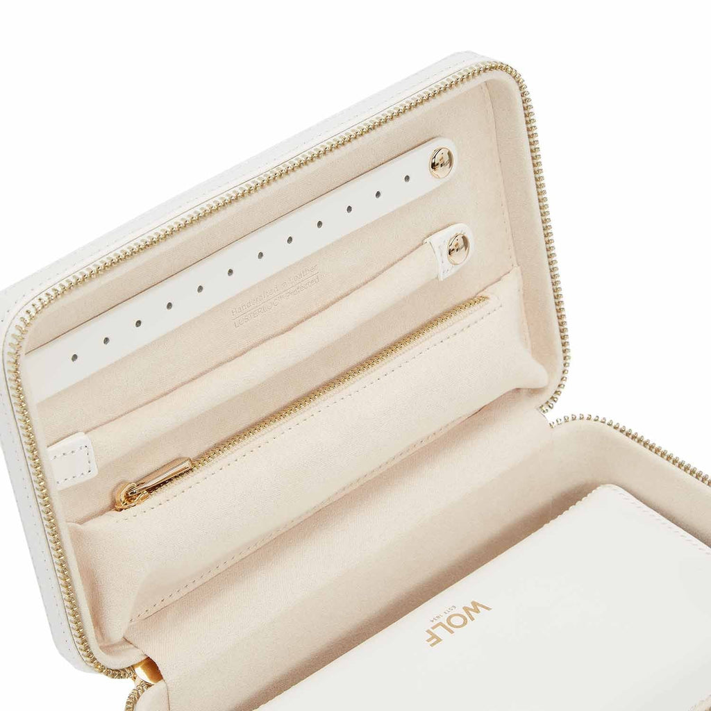 Wolf Maria Medium Zip Case White - Penelope Kate