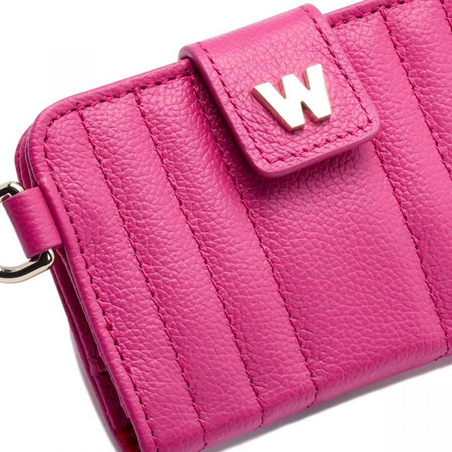 Wolf Mimi Credit Card Holder with Wristlet Pink - Penelope Kate