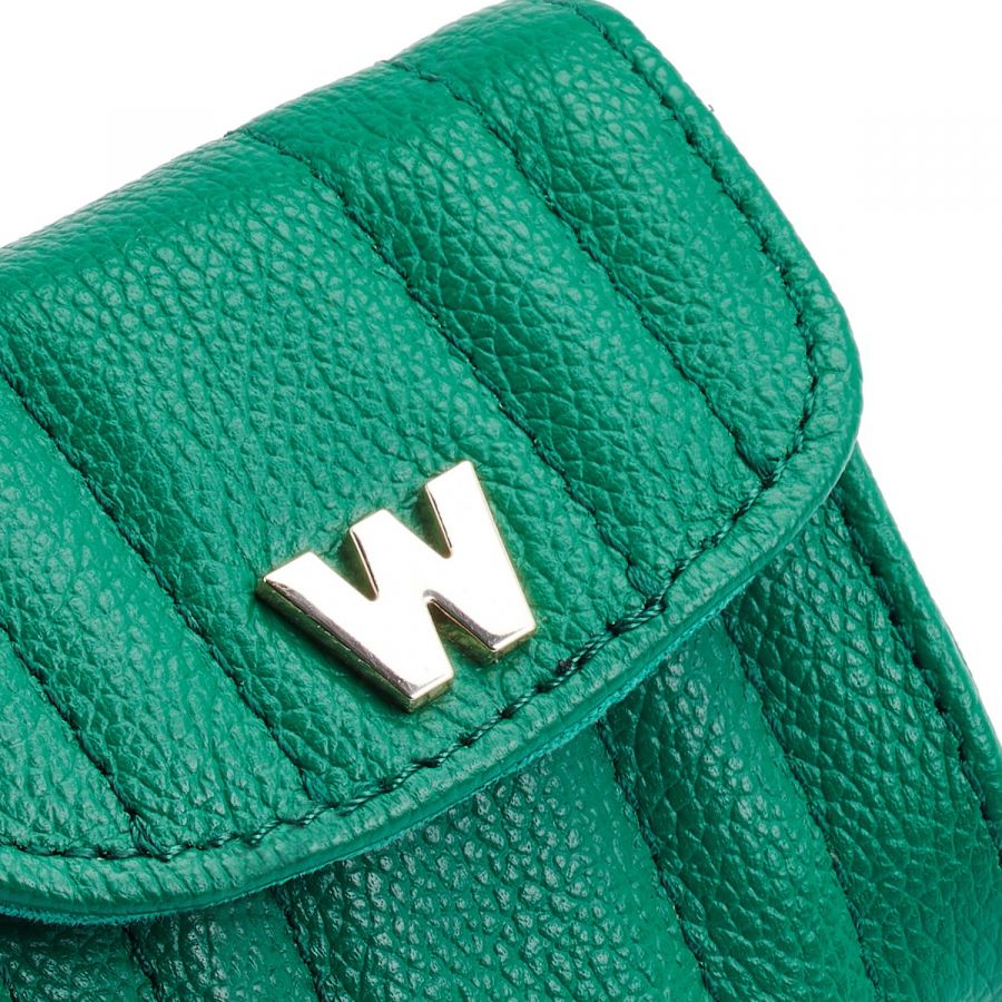 Wolf Mimi Earpods Case with Wristlet Green - Penelope Kate