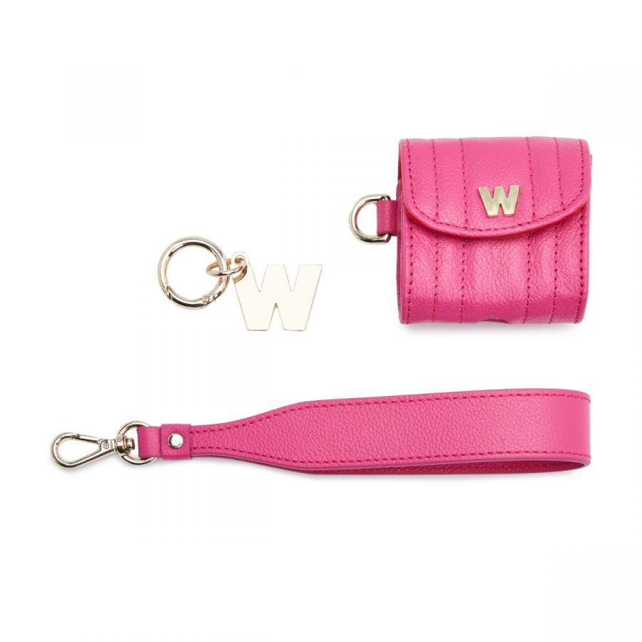 Wolf Mimi Earpods Case with Wristlet Pink - Penelope Kate