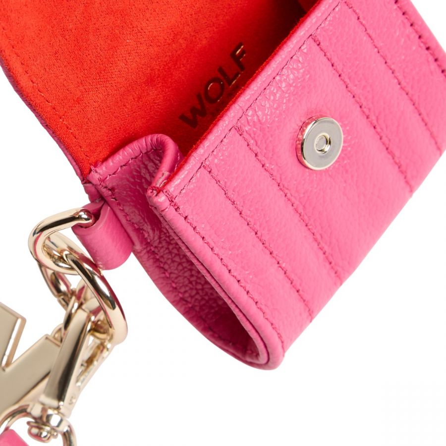 Wolf Mimi Earpods Case with Wristlet Pink - Penelope Kate