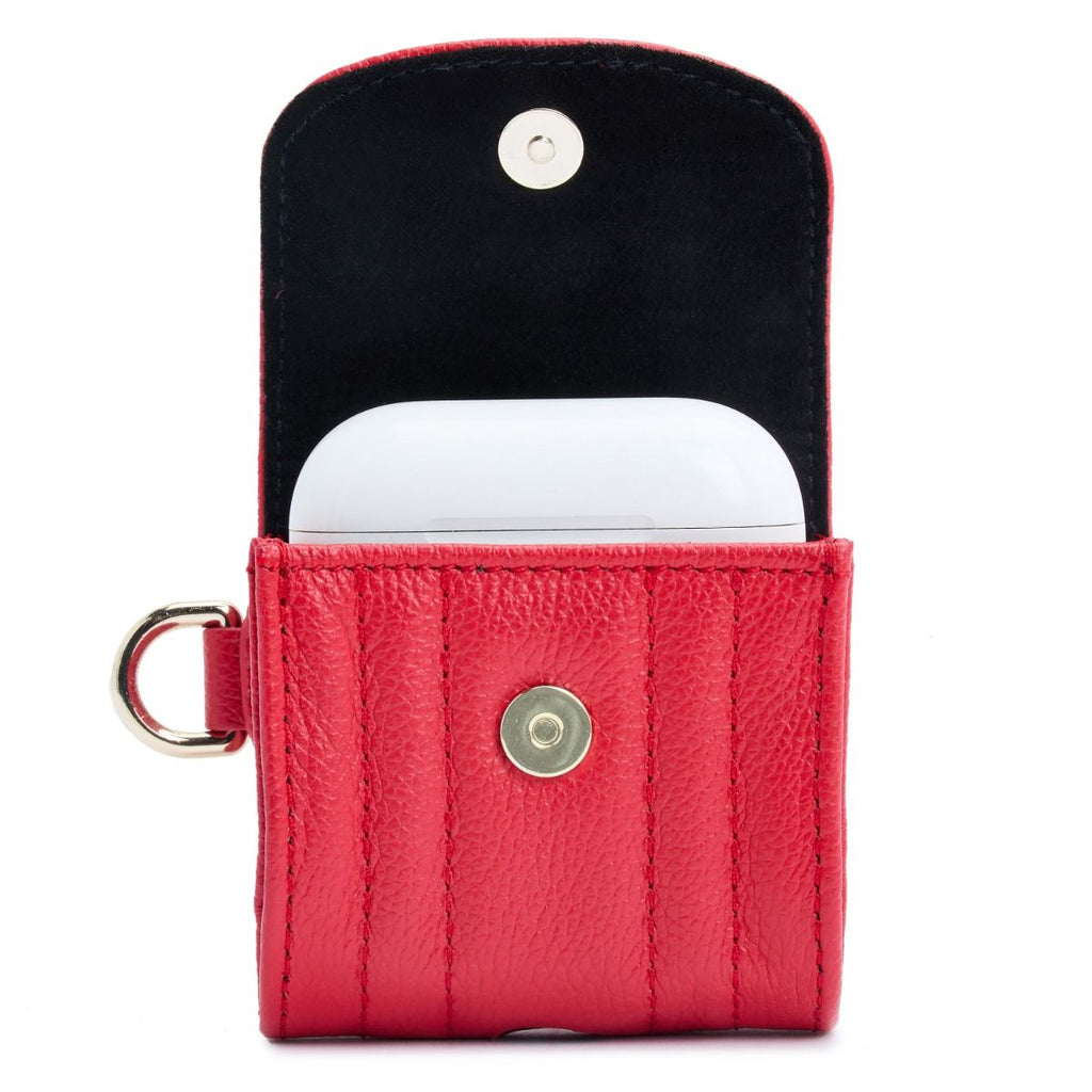 Wolf Mimi Earpods Case with Wristlet Red - Penelope Kate